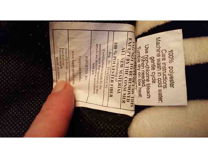 Zebra Striped Dog Bed