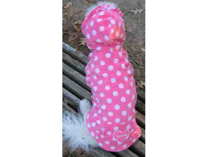 Pink Polka Dot hoodie jacket - New