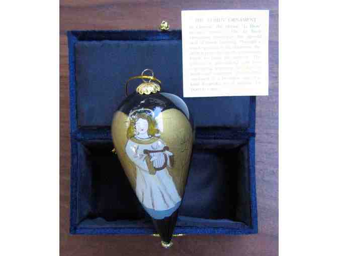 Li Bien 1999 Glass Ornament with velvet box