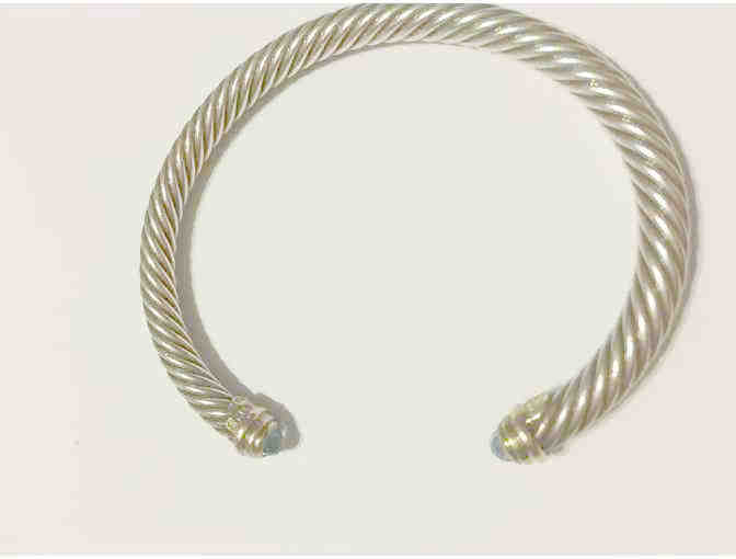 David Yurman  silver/ gold cuff bracelet