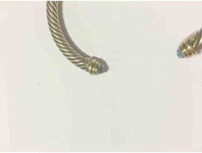 David Yurman silver/ gold cuff bracelet