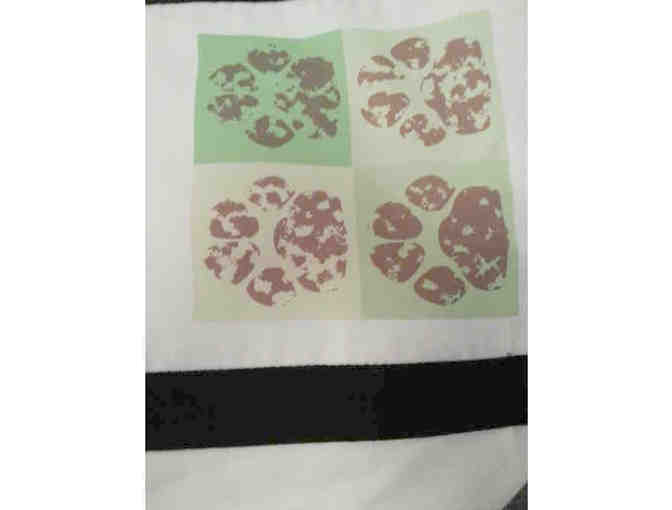 Paw print tote bag