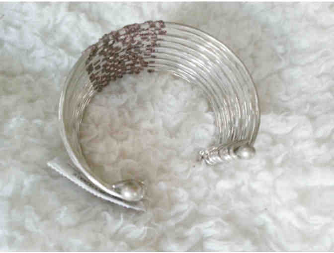 Wrapped=metal cuff bracelet