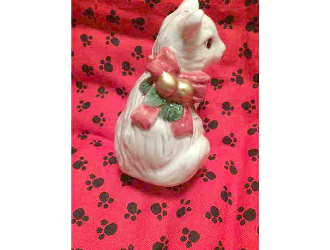 'FITZ AND FLOYD' DOG & KITTY SALT & PEPPER SET