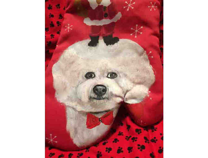 CHRISTMAS BICHON KITCHEN MITT