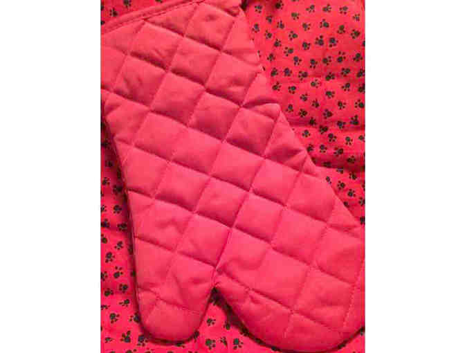 CHRISTMAS BICHON KITCHEN MITT