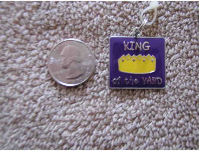 'King Of The Yard' Collar Tag - New!