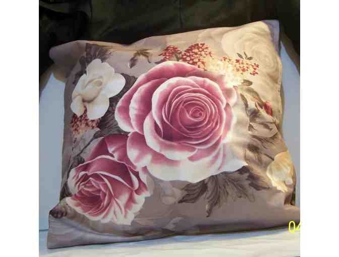 Hand painted Bichon Frise Large pillow