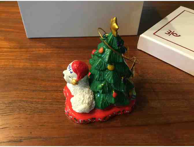Bichon Christmas Ornament 2014