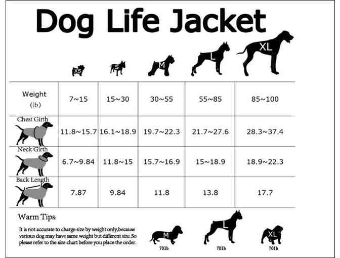 Life Jacket for XS Dog