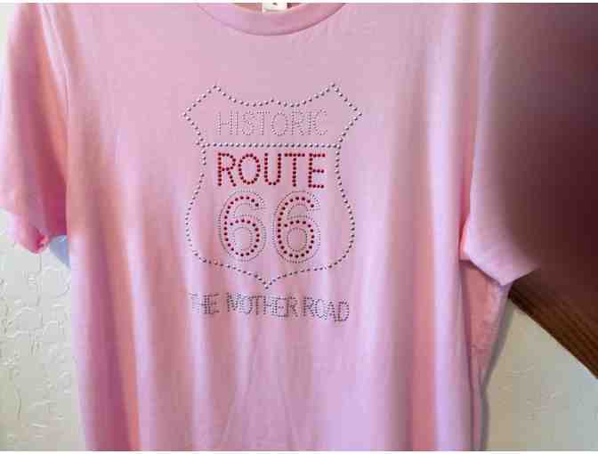 Ladies Bling Route 66 T Shirt