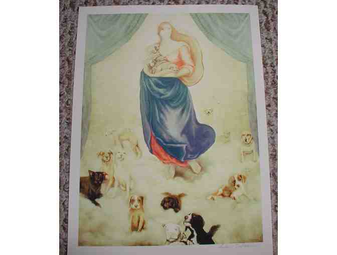 Madonna of the Puppy Mill print
