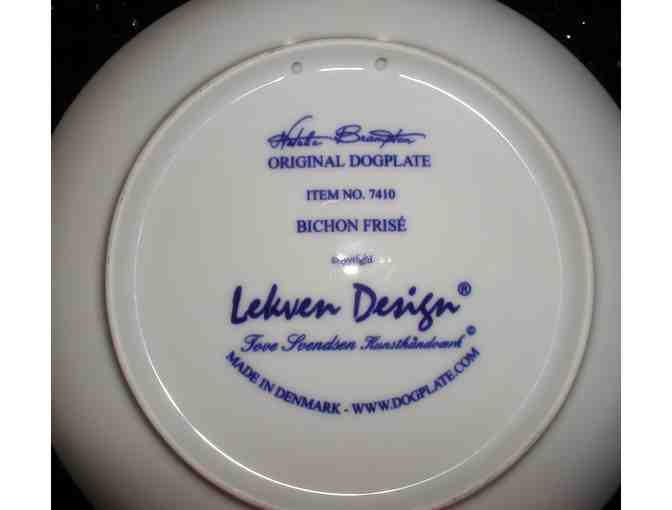 Bichon Plate by Lekven Design