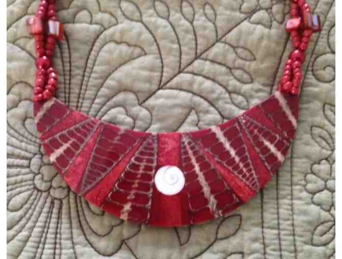 Red Holiday Necklace