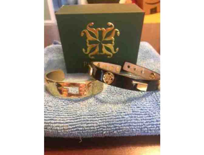 Rustic Cuff Bracelets - Set of 2 -  Oklahoma