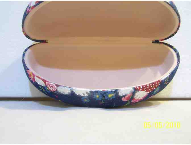 Bichon Hand Painted sunglass hardcase
