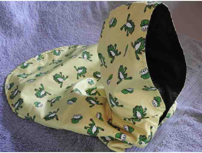 Doggie 'frog' raincoat