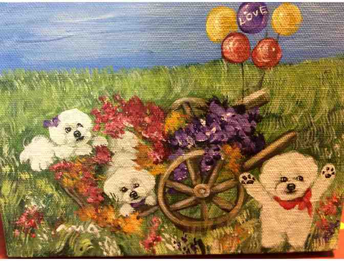 Oh So Cute Bichon Painting