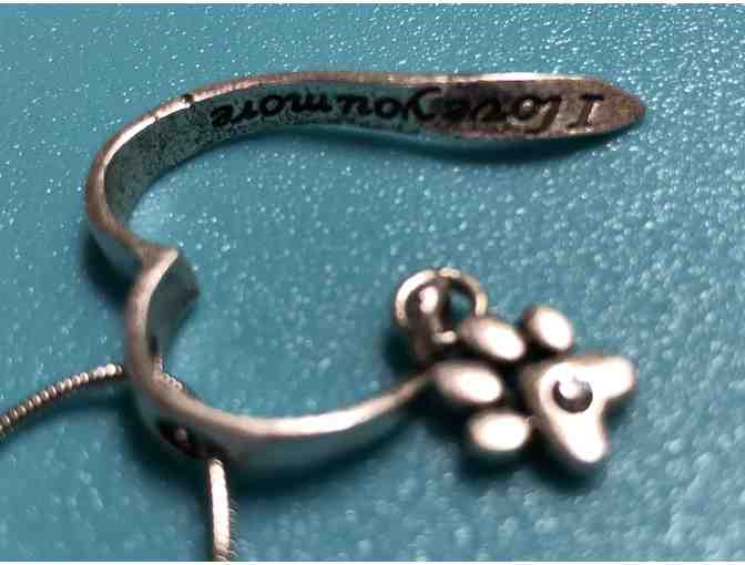 I love you always heart necklace