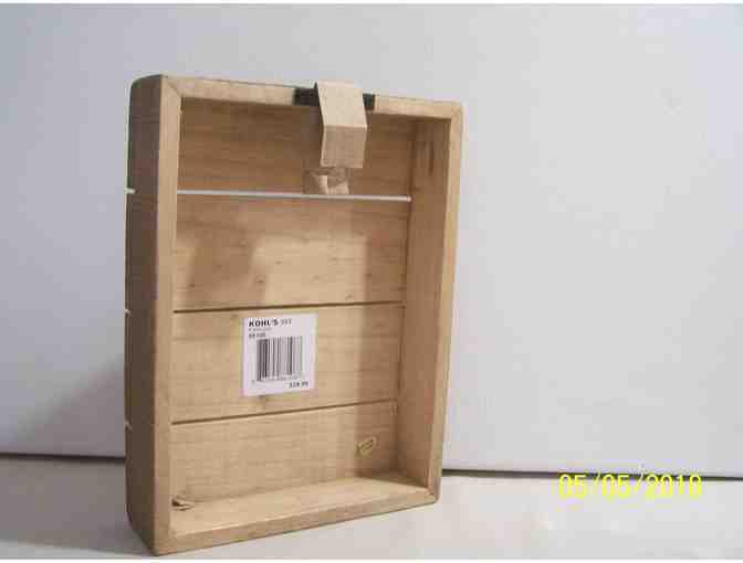 Bichon hand painted wooden painting