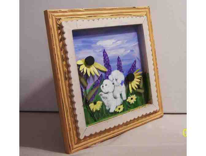 Bichons Hand Painted Original Painting