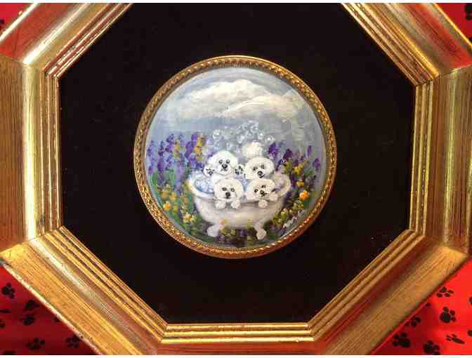 Rub a Dub Dub...4 Bichon's in a Tub!