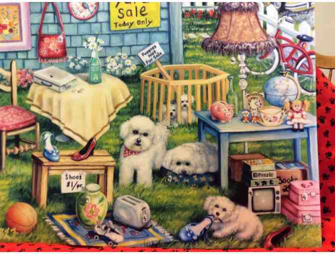 Yard Sale Bichon Print