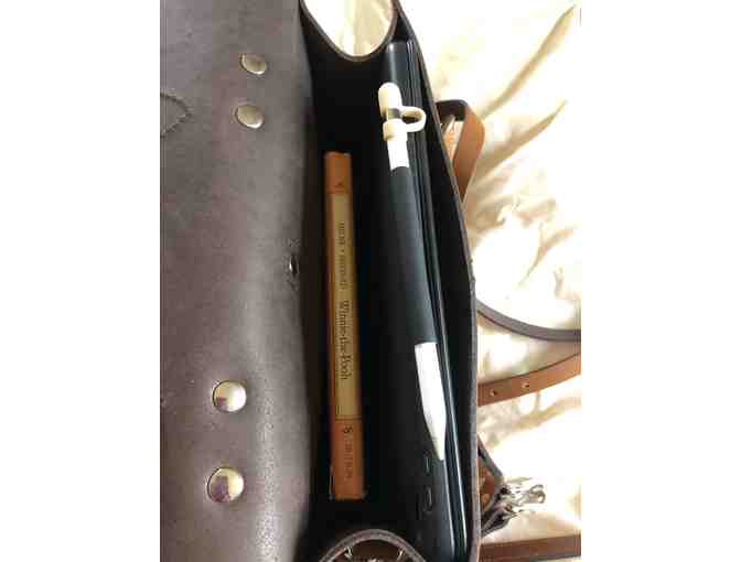 NEW Bespoke 12.5 leather briefcase satchel