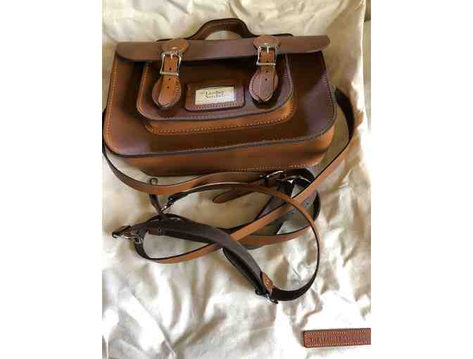 NEW Bespoke 12.5 leather briefcase satchel
