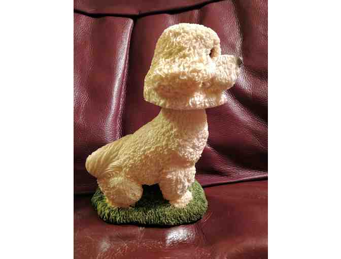 Precious 'Bobbing Head' Ceramic Bichon 7' Tall