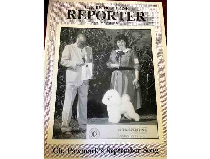 2 BICHON FRISE REPORTERS (1984 and 1987)
