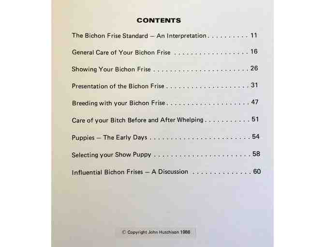 THE BICHON FRISE, A PRACTICAL APPROACH