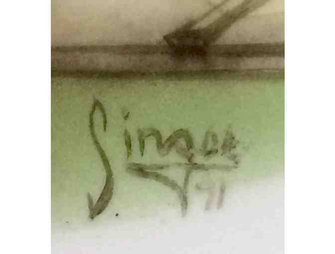 12' Plate designed by Bert Singer