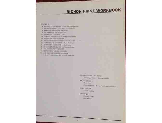 BICHON FRISE WORKBOOK by Dick Beauchamp (1975)