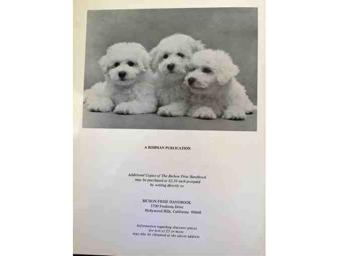 THE BICHON FRISE HANDBOOK by Dick Beauchamp