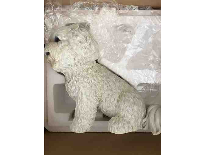 Danbury Mint - Bashful -  Large Bichon Sculpture