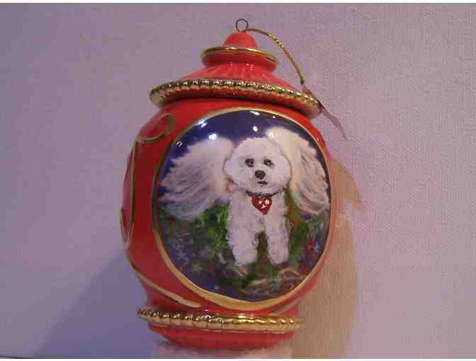 Precious moments hand painted ornament