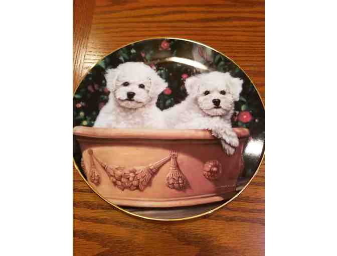 Danbury Mint -  Potted Pair plate