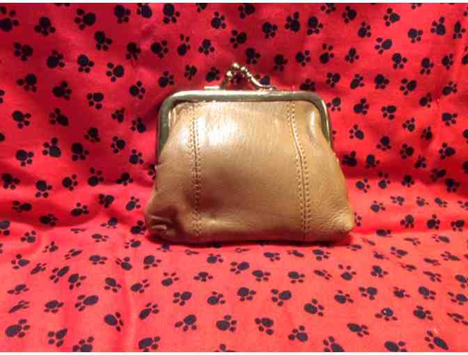 Adorable Westie Leather Coin Purse