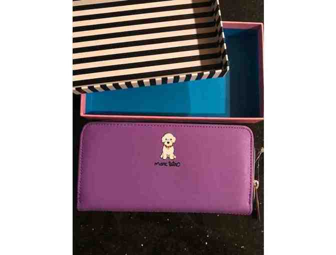 Bichon zip wallet by Mark Tetro