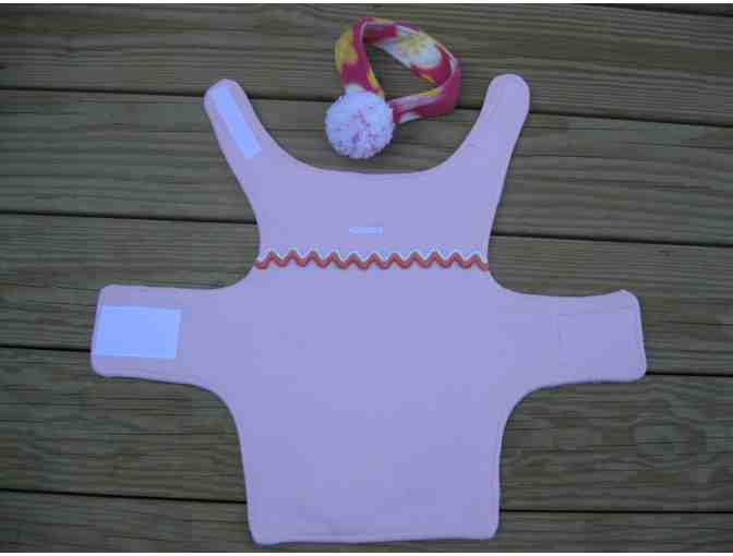 Dog Coat and Scarf - Pink