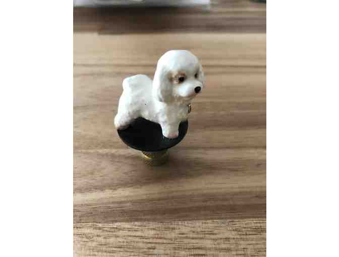 Bichon lamp finial