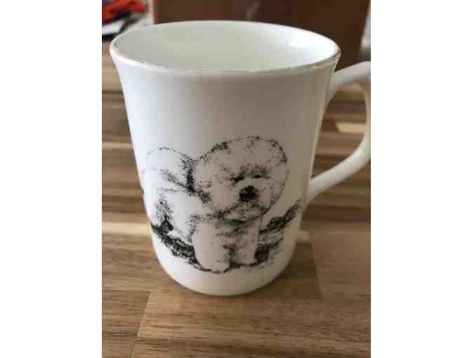 Bone China Bichon mug