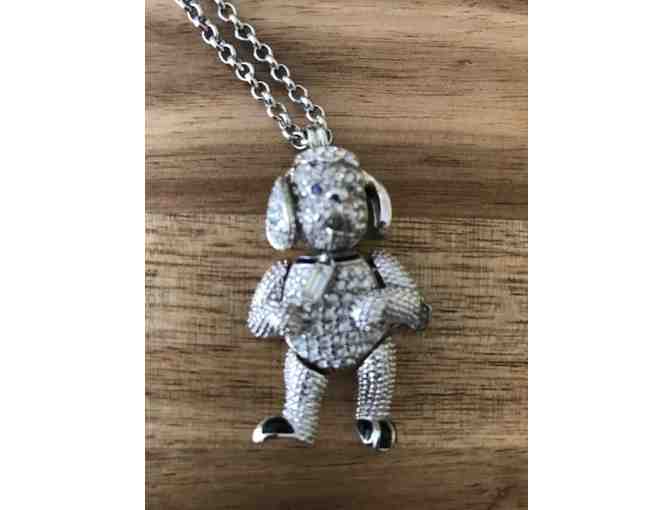 Real Collectibles by Adrienne-pave poodle necklace