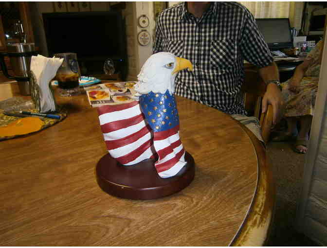 Eagle and Flag statue
