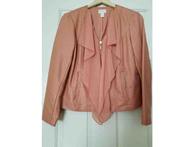 Chicos leather jacket - Size 1 - Photo 1