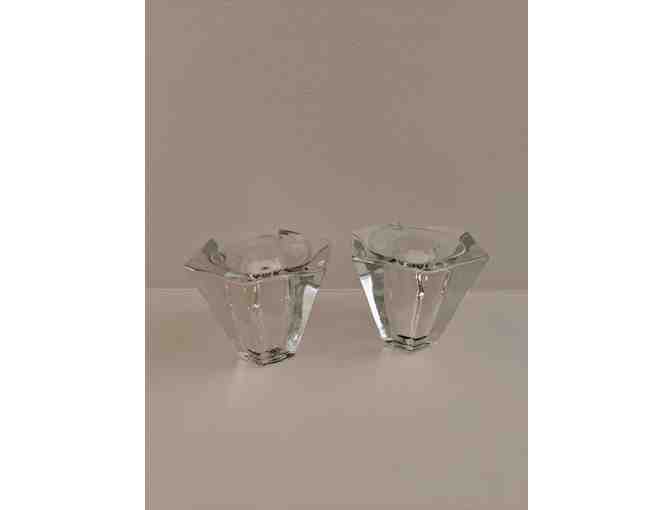 Lenox Crystal Candle Holders