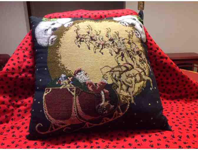 Bichon Christmas Pillow