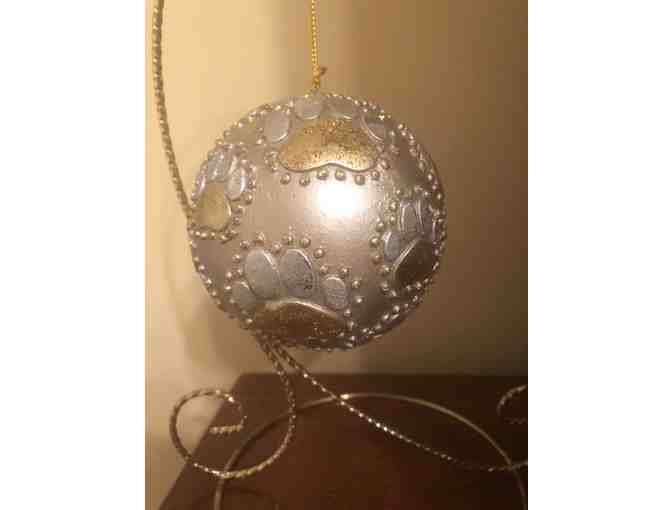 Dog paw Christmas Ornament