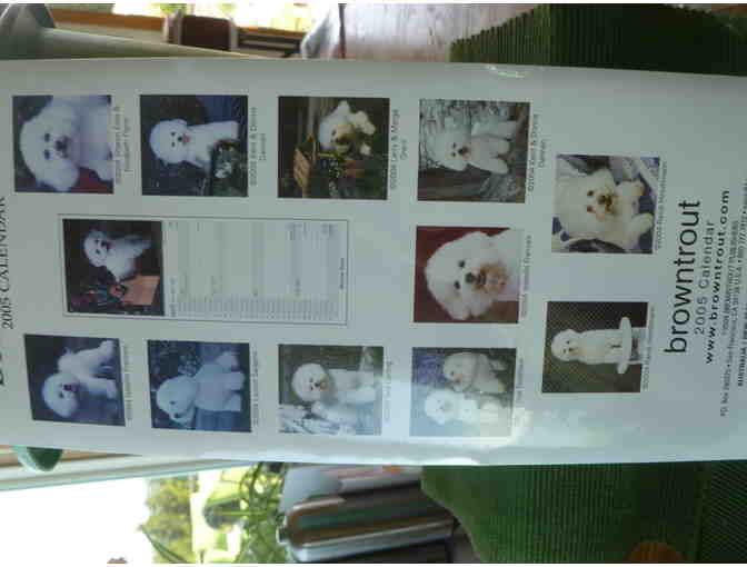 2005 tall Bichon calendar - Photo 3